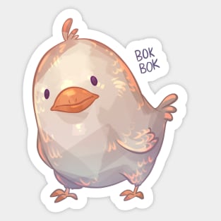 Chubby Chicken Sticker